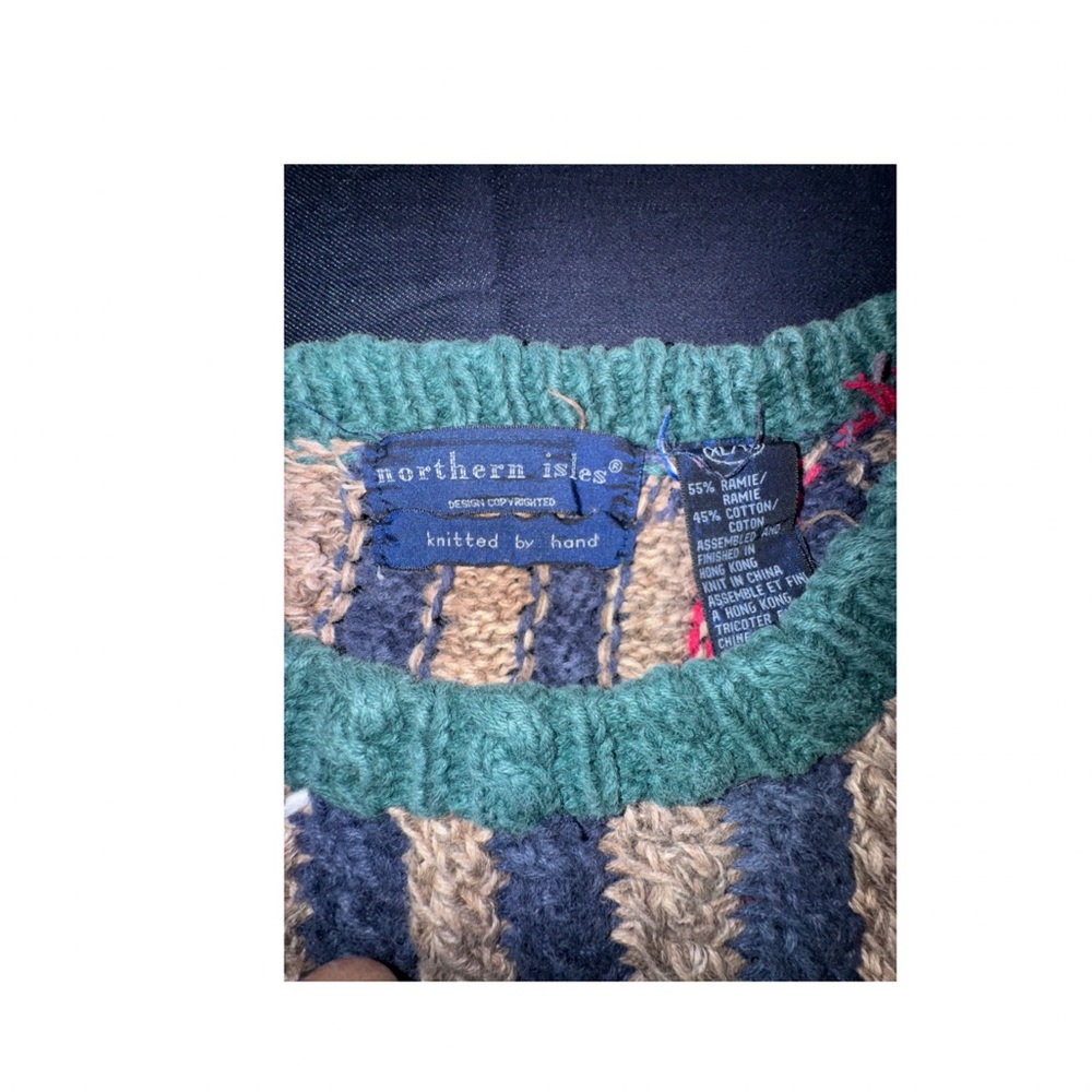 Colorful Geometric Pattern Sweater - Picture 3 of 3
